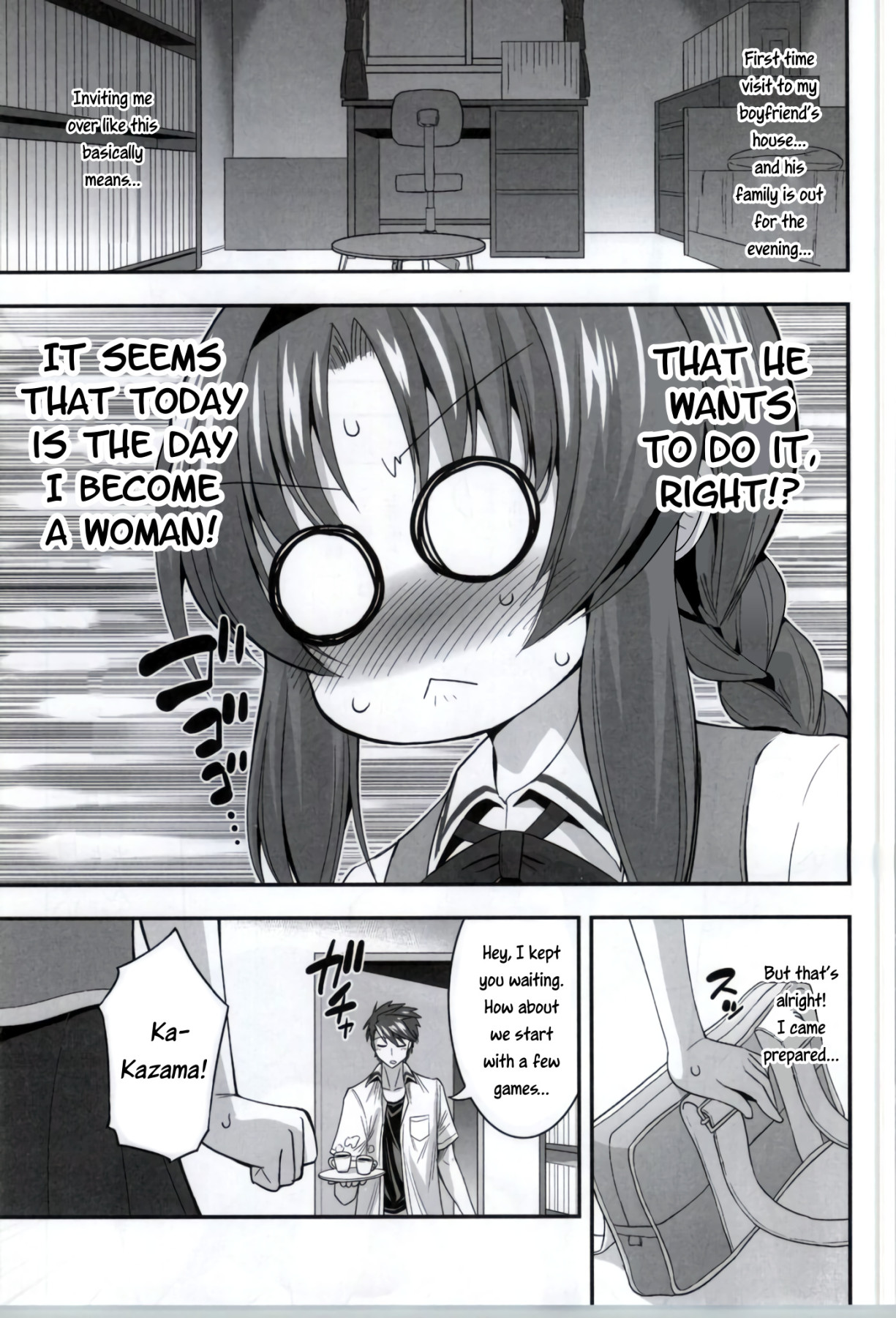 Hentai Manga Comic-I Started Dating Club President Takao-Read-4